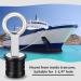 2 Pieces Stainless Steel Boat Drain Snap Plug for 1 Inch Drains - Honoson - Buy Online on GoSupps.com