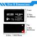 APC Back-UPS RS 500VA Replacement Battery - UB1280 Universal Sealed Lead Acid (12V 8Ah) with F1 to F2 Terminal Adapters - Compatible with CP1500AVRLCD - Buy Online on GoSupps.com