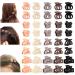 CWJCYTNSN 40PCS Mini Hair Claw Clips  Cute Small Flower Hair Clips for Thin Thick Hair  Matte Tiny Rectangle Octopus Hair Jaw Clamps  Nonslip Bangs Pins Hair Accessories for Women Girls Kids Color-1
