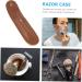 JECOMPRIS Razer Fall Leather Shaving Case - Premium Haircase Protection for Razors - International Shipping Available - Buy Online on GoSupps.com