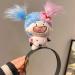 Doll Hairband - Cartoon Plush Hairband Doll Headband | Cute Hairhoops for Styling Makeup Fashion Plush Doll Hairband for Girls Kids Pisces - Buy Online on GoSupps.com
