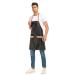 PERFEHAIR Durable Waterproof Barber Apron for Hair Stylists | Soft Stylish & Functional with 3 Pockets | Ideal for Salon Cosmetology & Pet Grooming - Unisex Black - Buy Online on GoSupps.com