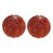 TOVINANNA 2 piece of carved handicrafts decompression ornament hand massage ball hand massage ball wooden trade acupressure ball desktop decoration wooden massage ornament chinese