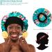 4 Pcs Large Silky Satin Sleep Bonnets for Women - Multicolor | Hair Care Night Cap for Curly Hair - Buy Online on GoSupps.com