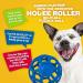 JW Hol-ee Roller Small Dog Toy - Durable Rubber Treat Ball for Chew Dispensing - Assorted Colors - Buy Online on GoSupps.com