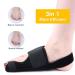 Adjustable Toe Corrector & Straightener - 3 Pairs Silicone Toe Splints for Overlapping Toes - Men, Women, Adults (3 Styles) - Buy Online on GoSupps.com
