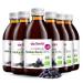 Organic Haskap -Beer -Juice 6 Series Pack (6x250ml) - Bio Pure Haskap -Bere -Direct Juice - 100% cold -pressed mother juice - without dyes sugar GMO preservatives - vegan vegetarian - Berriespolska Kamchatka berry 250 ml (6 Pack)