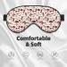 Mushroom Print Sleep Masks | Comfortable & Soft Eye Masks with Adjustable Strap | Lightweight Travel Essentials - Buy Online on GoSupps.com