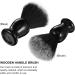 Fomiyes 3pcs Round Beard Brush Set Foam & Wooden Handle Shaving Brushes for Men's Grooming | 10.3x3.2cm | Fast International Shipping - Buy Online on GoSupps.com