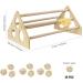 Allazone Wooden Chicken Batch Rods with Rattan Balls - 10-Piece Set for Chickens Roosters & Large Parrots - Buy Online on GoSupps.com
