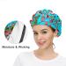 MUKJHOI Adjustable Flower Leaves Working Cap for Women Men | Bouffant Hat with Sweatband - Buy Online on GoSupps.com