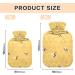 Yellow Bee Honey Heat Bottle - 1L for Pain Relief | Hot Water Bottle for Adults & Children | Perfect Heating Solution #Bee02 - Buy Online on GoSupps.com