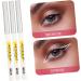FOMIYES 5pcs White Lying Silkworm Pen Eyeshadow Stick Eye Shadow Pencils Eyeshadow Crayons Girl Make up Tool - Buy Online on GoSupps.com