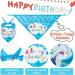 EXPAWLORER Dog Birthday Bandana Set - Cute Hat and Squeaky Cake Toy | Birthday Party Supplies Gift for Small Medium Large Dogs - Buy Online on GoSupps.com