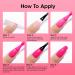 Gellen Nail Polish Set - 6 Wine Red Burgundy Hot Pink Color Gel Nail Polish Quick Dry Nail Polish Air Dry Nail Polish Nail Art Designs DIY Home Gel Manicure Set Love Galore - Buy Online on GoSupps.com