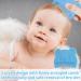 2 Pieces Baby Ridge Blue Milk Scab Brush Set - Silicone Scalp Massage & Hair Care for Newborns - Buy Online on GoSupps.com