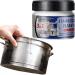 Metal Polish Cream Scratch Remover and Cleaner Stainless Steel Cleaning Wax Stain Removal Multifunctional Rust Remover for Stainless Steel Aluminum Brass Copper Gold Long Lasting Shine 200g - Buy Online on GoSupps.com