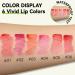 Long-Lasting Lip Stain Set - 6 Waterproof Colors | Mini Liquid Lip Oil & Tinted Gloss for Cheeks | Hydrating Non-Stick Cup Vivid Color - Perfect for Women - Buy Online on GoSupps.com