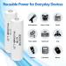 Rechargeable AA Batteries 1000mAh - NIMH 1.2V Double A - Pre-Charged Solar Batteries for Lights Remotes & Devices - 8 Pack - Buy Online on GoSupps.com