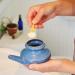 Baraka Sinus Complete Ayurvedic Care Kit - Ceramic Neti Pot with Essential Oil Blend and Mineral Salt Rinse - Snoring & Saline Solution - Buy Online on GoSupps.com