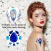 Lusy DM 12 Sets Face Gems - Rhinestone Mermaid Temporary Tattoos for Festival, Halloween & Rave Parties - Buy Online on GoSupps.com