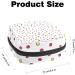 Bright Colorful Menstrual Bag for Women | Portable Spray Pattern Storage with Zipper | Ideal for Teenagers & Girls - Buy Online on GoSupps.com
