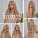 Oefei Ash Blonde Mixed Wigs for Women - Long Curly Synthetic Hair Heat-Resistant Perfect for Daily Wear & Cosplay - Buy Online on GoSupps.com