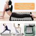 Acupuncture Mat Cushion Set with Carry Bag - Yoga Acupress Mat for Neck Pain Relief Muscle Tension & Relaxation - Black - Buy Online on GoSupps.com