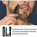 Mustache Pencil Set - Waterproof & Long Lasting Beard Filler (Black) | 4 Tips for Perfectly Defined Mustache International Shipping - Buy Online on GoSupps.com