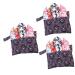 12 Stk washable aunt towel ladies lord period PAD Washable night cloth menstruation tins made of charcoal comfortable waterproof fabric super absorbent liner Miss x 3 pieces 19x15cmx3pcs