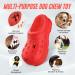 Ruxan Interactive Dog Toys for Aggressive Chewers - Treat Dispensing Natural Rubber Toys with Beef Flavor for All Sizes - Durable Red Design - Buy Online on GoSupps.com