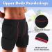 Hozzen Protective Padded Shorts - Hip Protector for Riding, Skateboarding, Skiing, Ice Hockey - Large - Buy Online on GoSupps.com