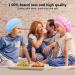 LADES Silk Satin Bonnet-3 Packs Children Satin Hair Bonnet for Curly Hair Satin Bonnet Sleep Cap for Sleeping Kids Girls Afro Black Hair Multi-colored e - Buy Online on GoSupps.com
