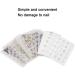 Nail Art Stickers Environmentally Friendly Materials Flowers Nail Art Stickers Decorative Attractive for Decoration - Buy Online on GoSupps.com