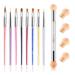 1 Set Nails Arts Brush Set with Gradient Sponge DIY Nail Design Painting Pen
