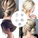 50 Piece Spiral Hair Clips - White Pearls & Rhinestones for Brides & Special Occasions | Elegant Hair Accessories - Buy Online on GoSupps.com