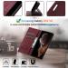 13peas Leather Case for Samsung Galaxy A54 5G (Wine Red) - Buy Online on GoSupps.com