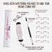 VIOLA HOUSE Eyebrow Stamp Stencil Kit 2 colors in 1 brow pencil powder 1 brush+24pcs eyebrow stamp waterproof long lasting eyebrow tinting powder(Light Brown & Dark Blonde) - Buy Online on GoSupps.com