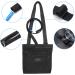 Urine Drainage Bag Holder with Zipper Sleeve & Adjustable Strap - Black | Secure & Comfortable Support - Buy Online on GoSupps.com