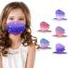 WEXCV 50 pieces 3 Lagy one-way mouth protection for child young girls three-dimensional full face mouth-nose protection mask breathable