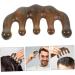 Frcolor 2-Pack Wooden Sandalwood Comb - Scalp Massage Device & Body Massager Tool with Large Teeth (9.00x5.50cm) - Enhance Relaxation & Wellness - Buy Online on GoSupps.com