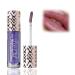 NOZEM Newest Glitter Liquid Color Changing Lipsticks Diamond Black Long Lasting Moisturizing Non-sticky Fresh Texture Lip Oil Sparkling Glossy Liquid Lipstick Lip Gloss for Women (04)