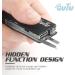 OUTU 8 in 1 Keychain Nail Clipper Multitool - EDC Utility Tool with Scissors, Tweezers - Perfect Gifts for Men, Husband, Dad, Boyfriend - Black - Buy Online on GoSupps.com