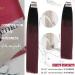 Shop Moresoo Tape Extensions - Real Hair Invisible Seamless Balayage #1B/99J 45cm 20pcs/50g - Premium Quality Hair Tapes - Buy Online on GoSupps.com