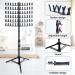 Height Adjustable Braiding Hair Rack | Height Adjustable Hair Extension Holder Hanger With 144 Pegs Hair Stand With Stylist Hair Braiding Tools Braiding Hair Supplies Included - Buy Online on GoSupps.com