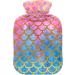 Mermaid Scales Hot Water Bottle | 1L Heat Pack for Pain Relief & Muscle Injury Comfort - Buy Online on GoSupps.com