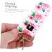 LIFKOME 2pcs Lipstick Rings Wristlet Keychain for Women - Stylish Car Key Fob Lip Balm Pendant Charm - Pink - Buy Online on GoSupps.com