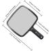 Extra Large Handheld Mirror for Shaving & Haircuts - HYOUJIN Portable Barber Mirror 12x8.8 - Buy Online on GoSupps.com