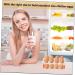 KOMBIUDA Box Egg Carton Eggs Deviled Egg Tray with Lid Kitchen Egg Container Side Door Refrigerator re-usable White 22.3X10.1X8.9CM - Buy Online on GoSupps.com