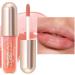 Tinted Lip Balm Plumping Lip Gloss Lip Stain Tint Waterproof Long Lasting Lipstick Ginger Lip Plumper lip gloss for Makeup Sexy Plump Lip Clear Lip Gloss Liquid Blush (#01)